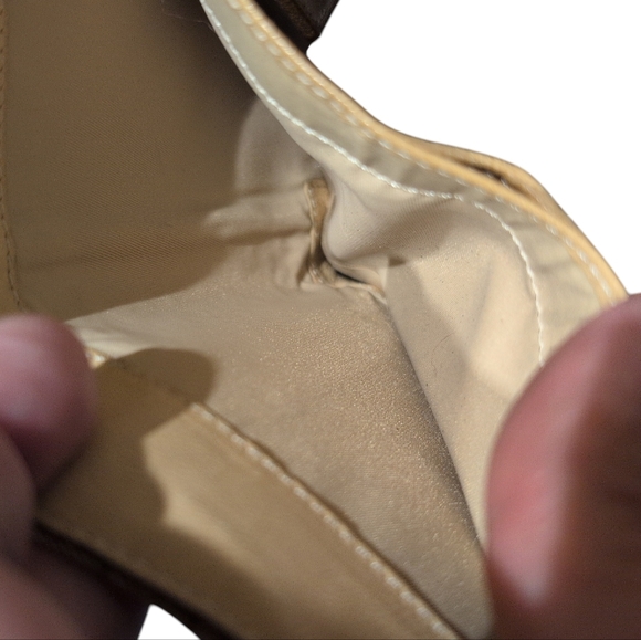 Dior Tan and Brown Women's Wallet Canvas Leather Needs Snap Replacement Preloved - Picture 11 of 15